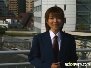 लवली जापानी लड़की एशियाई फूहड़ बकवास